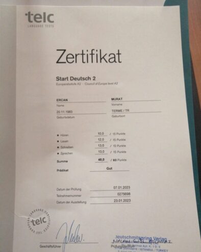 Buy TELC C1 Certificate Buy Goethe B1 Zer